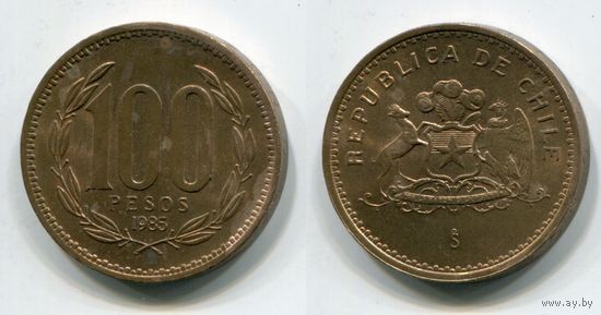 Чили. 100 песо (1985, XF)