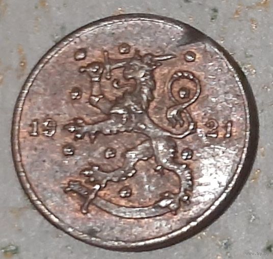 Финляндия 1 пенни, 1921 (14-11-3(в))