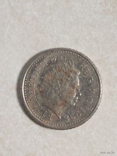 5 пенсов 1998 Великобритания