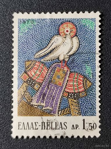 Марка Греция  мозаика 1970г. 1.47