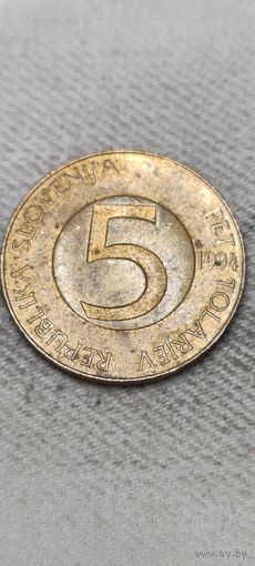 Словения 5 толар 1994