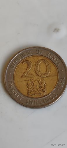 Кения 20 шиллинг 1998