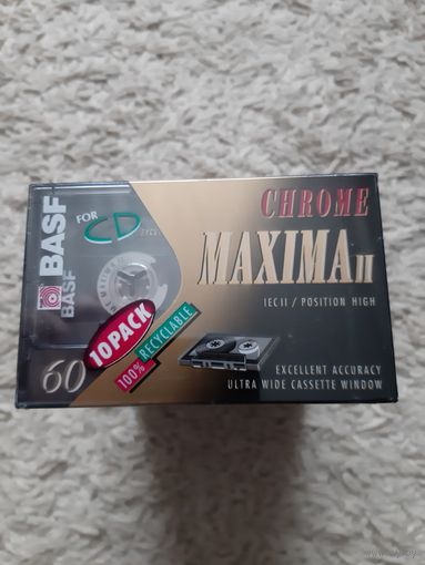 Кассета BASF CHROME MAXIMA II 60