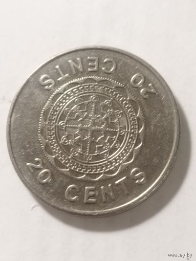 Соломоновы острова 20 центов 1997