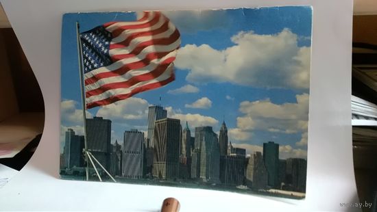 Календарик с американским флагом на 1994 год
