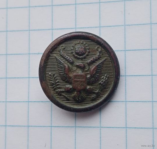 Пуговица США. 2 мировая. Лацканная