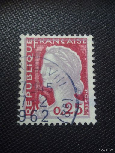 Франция. Стандарт. 1960г. гашеная