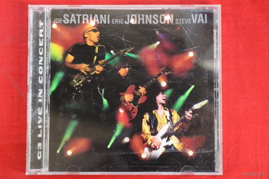 Joe Satriani / Eric Johnson / Steve Vai – G3 Live In Concert (1997, CD)