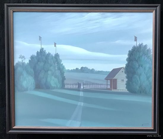 Батальонок Е.Е. "Лунная ночь", 2020 год.Х/М.