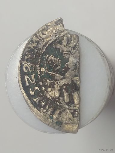 Половинка грош 1528 год Жигимонт Старый?  лот 1