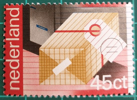 1981 год - 100-летие почтовой и телеграфной службы Нидерланды