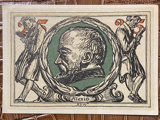 Нодгельд 25 пфеннигов 1921 год. Арнштадт. Веймарская республика