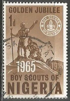 Нигерия. 50 лет Скаутскому движению. 1964г. Mi#160.