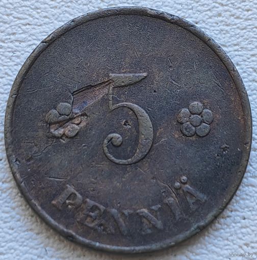 Финляндия 5 пенни 1921