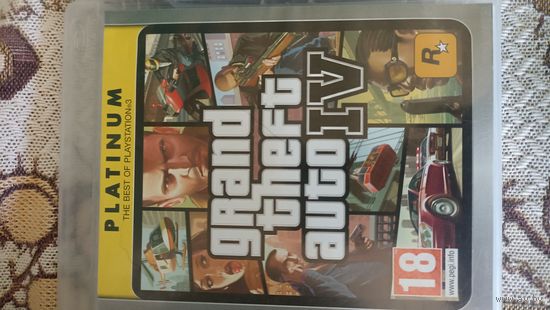 Игровой диск для Sony Play Station 3 ГТА4