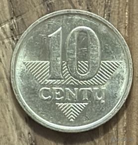 10 Центов Литва 2007г.