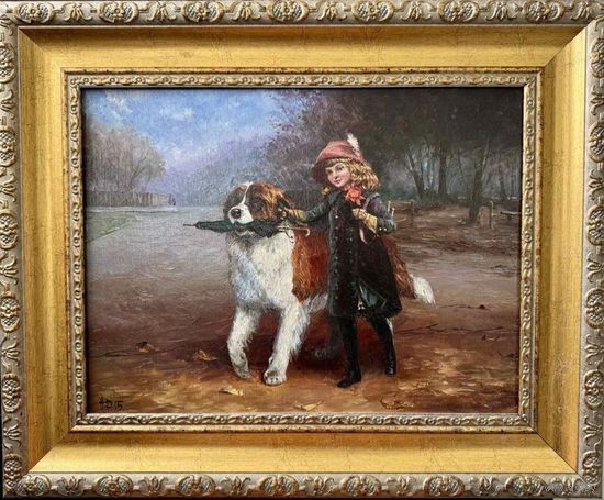 Живопись, Европа, 2015г. Холст, масло. Размер с рамой 53,5х44 см.