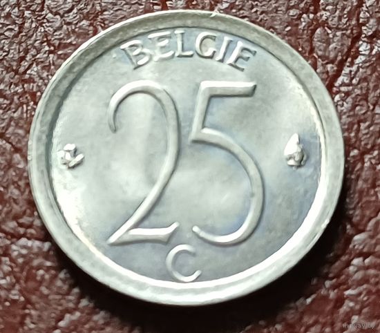 Бельгия 25 сантимов, 1970   BELGIE    ( 1-2-3 )