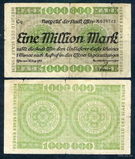 Германия, 1 миллион марок 1923 год.