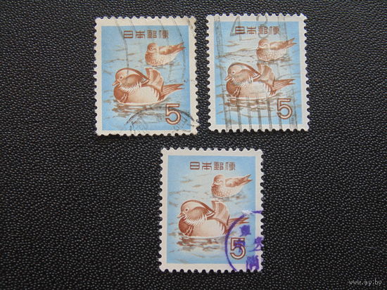Япония 1955 г. Птицы.