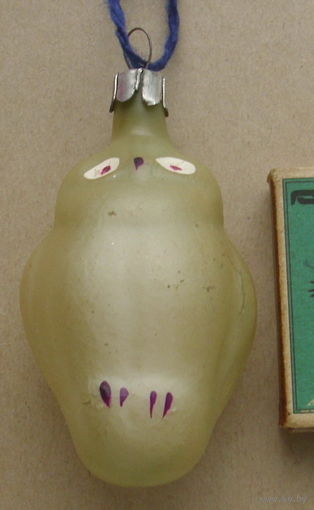 Ёлочная игрушка. Сова. Т-80.