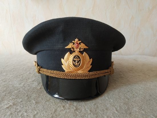 Фуражка офицерская повседневная офисная ВМФ РФ. Размер - 60.
