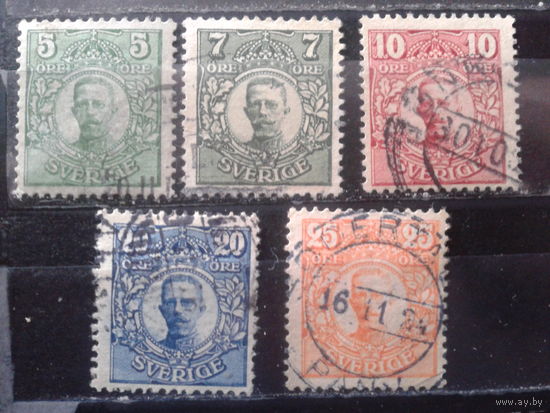 Швеция 1911-8 Король Густав 5