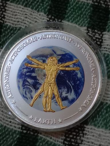 Фиджи 1 доллар 2011 астрономия Земля