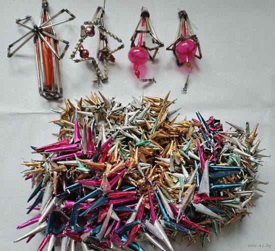 Ёлочные игрушки СССР 1940 - 1960 года