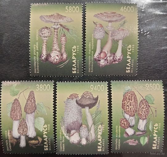 Беларусь 1998. Грибы. Полная серия