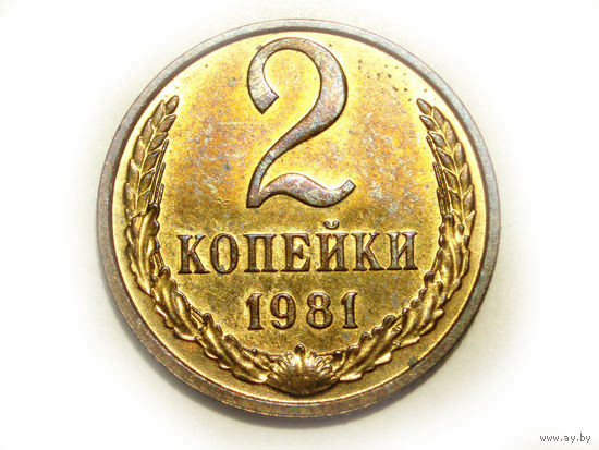 2 копейки 1981 UNC Супер!