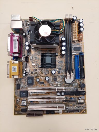 Материнская плата ASUS CUSI-M Socket 370 с процессором celeron