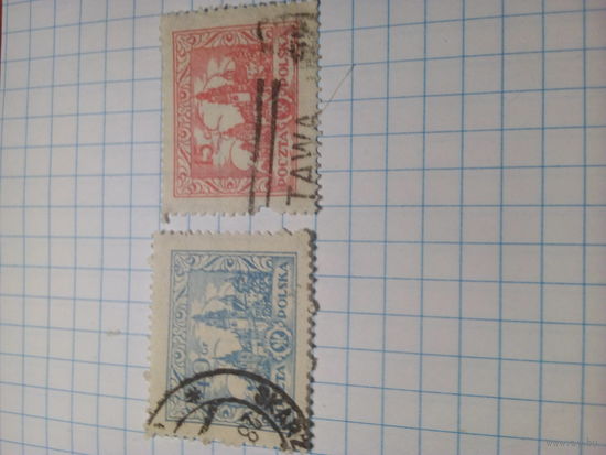 Марка  Польша 1925