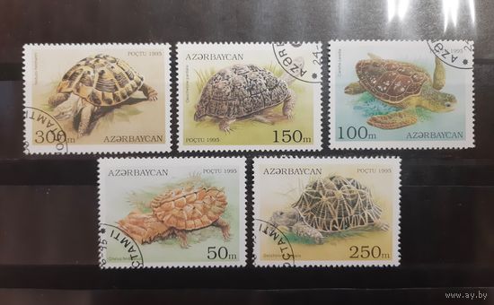 Азербайджан. 1995 год. Фауна. Черепахи (119)