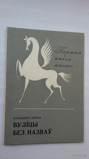 Уладзімір Дзюба. Вуліцы без назваў (першая кніга паэта)