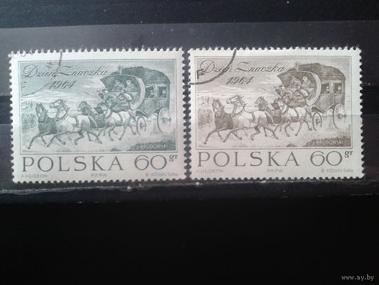 1964 День марки, живопись Полная серия