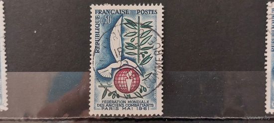 РАСПРОДАЖА ФРАНЦИЯ 1961г. Полная серия. Гаш.