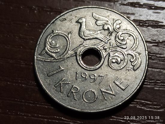 Норвегия 1 крона 1997