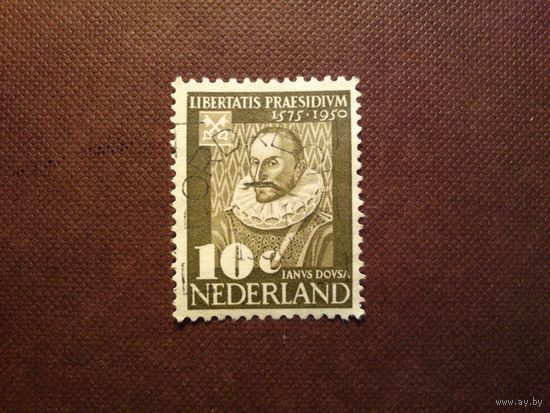 Нидерланды 1950 г. Янус Доуса (1545-1604), первый библиотекарь Лейденского университета./14а/