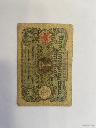 1 марка Германии. С 1 рубля