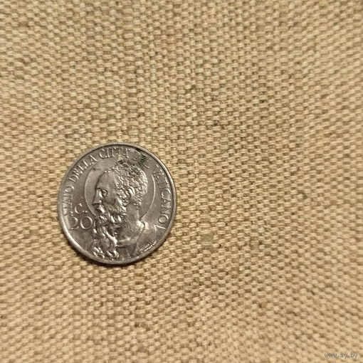 Ватикан 20 чентезимо 1937