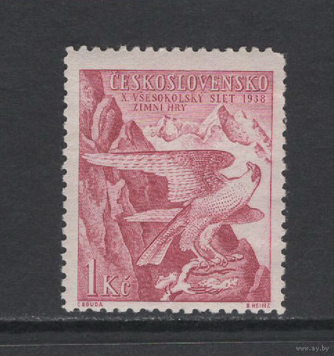 Фауна Птицы Чехословакия 1938** Сапсан