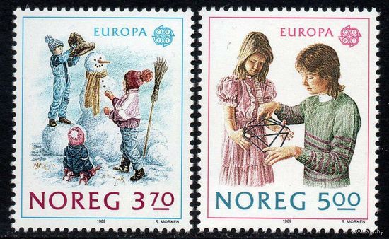 1989 Норвегия 1019-1020 Европа Cепт 4,50 евро