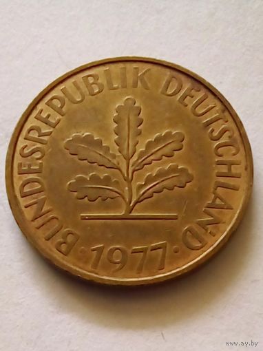 10 пфеннигов 1977 J