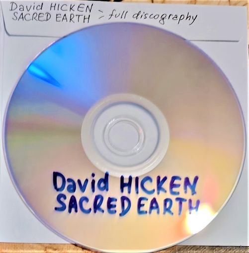 DVD MP3 полная дискография David HICKEN, SACRED EARTH (New age) - 1 DVD