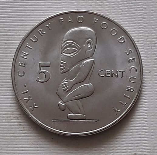 5 центов 2000 г. Острова Кука. ФАО