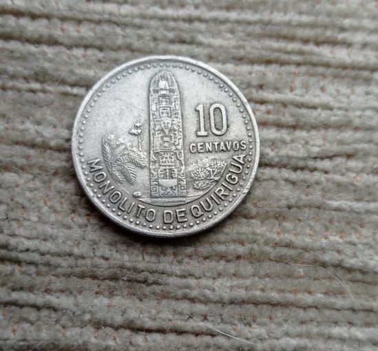 Werty71 Гватемала 10 сентаво 1987