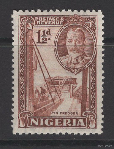 1936 Нигерия ** 1,5d, Георг V, марка из серии (SG 36)