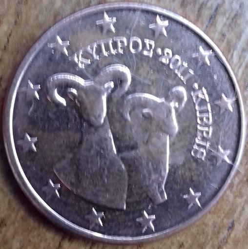 Кипр 5 евроцентов 2011