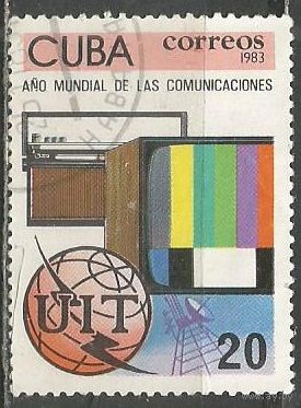 Куба. Международные телекоммуникации. 1983г. Mi#2775.